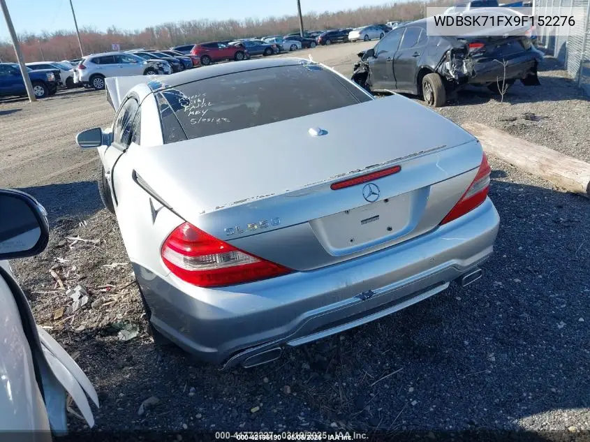 2009 Mercedes-Benz Sl 550 VIN: WDBSK71FX9F152276 Lot: 41772227