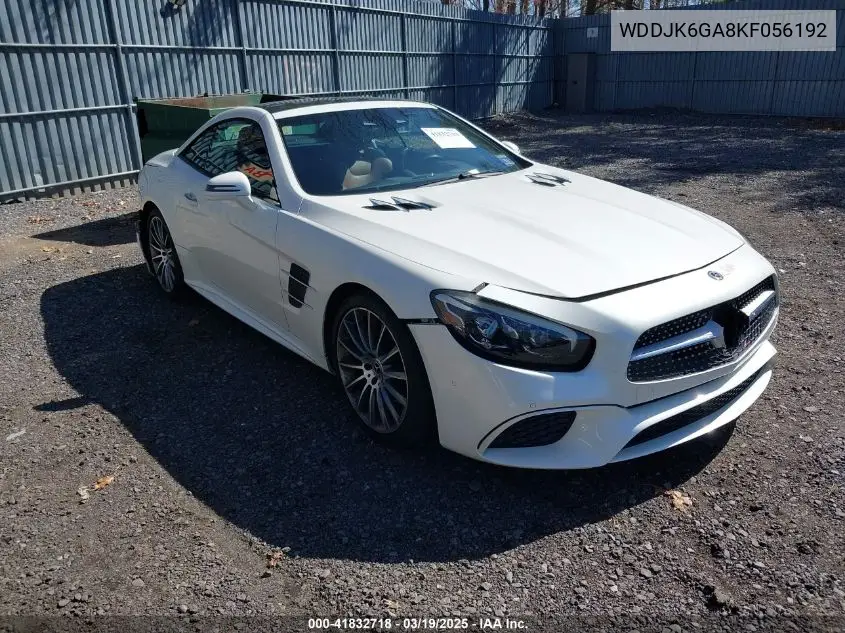 2019 Mercedes-Benz Sl 450 VIN: WDDJK6GA8KF056192 Lot: 41832718