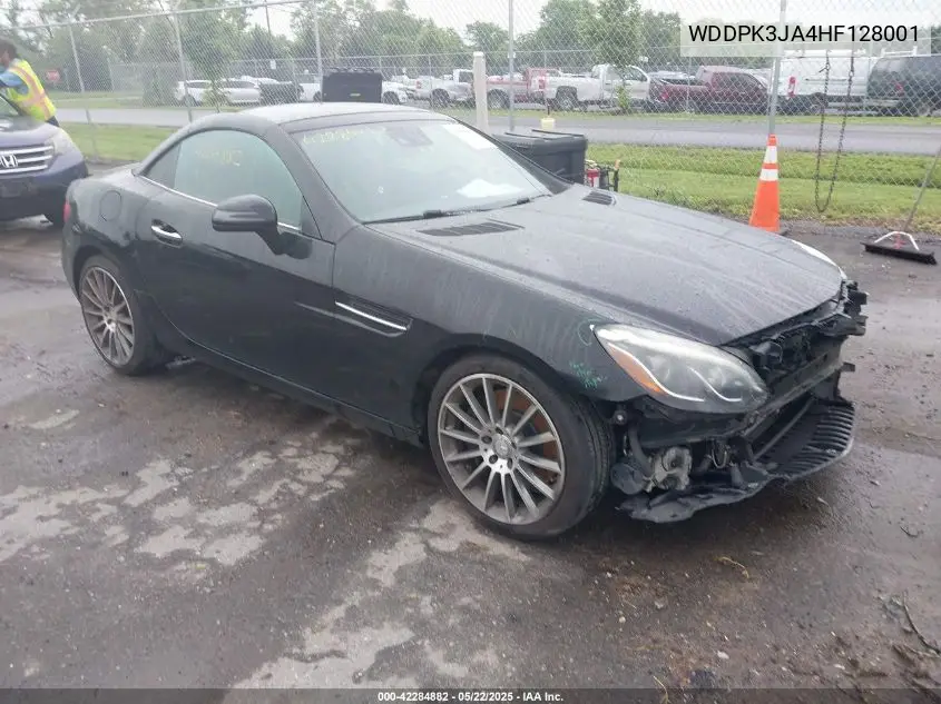 2017 Mercedes-Benz Slc 300 VIN: WDDPK3JA4HF128001 Lot: 42284882