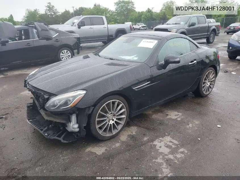 2017 Mercedes-Benz Slc 300 VIN: WDDPK3JA4HF128001 Lot: 42284882