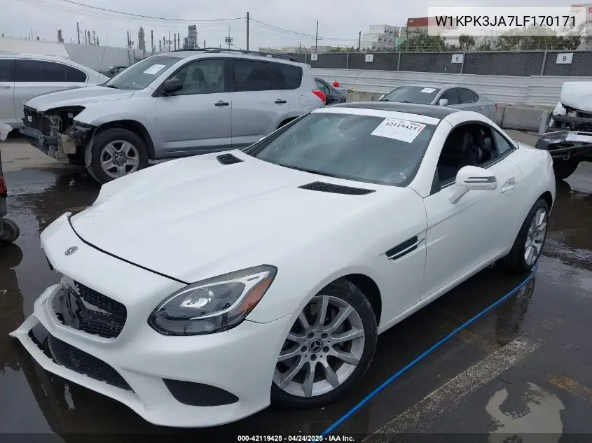2020 Mercedes-Benz Slc 300 VIN: W1KPK3JA7LF170171 Lot: 42119425