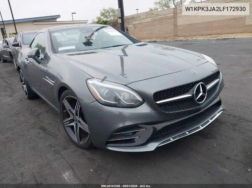 2020 Mercedes-Benz Slc 300 VIN: W1KPK3JA2LF172930 Lot: 42141258