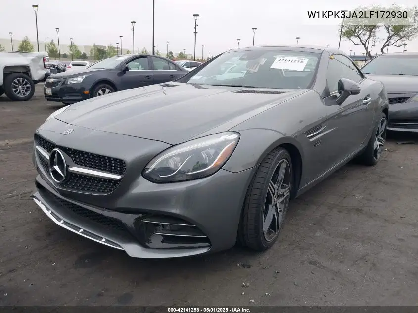 2020 Mercedes-Benz Slc 300 VIN: W1KPK3JA2LF172930 Lot: 42141258