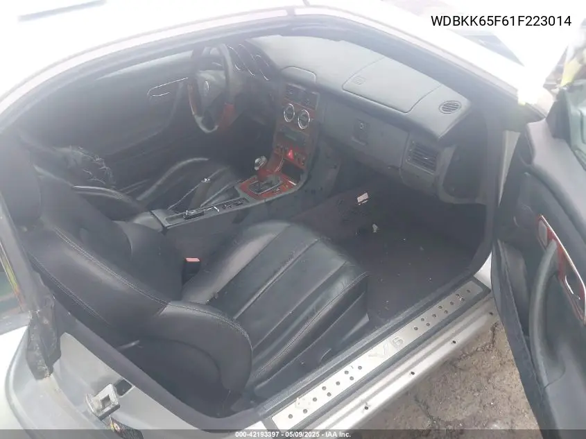 2001 Mercedes-Benz Slk 320 VIN: WDBKK65F61F223014 Lot: 42193397
