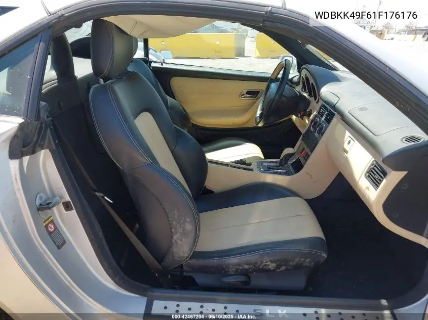 2001 Mercedes-Benz Slk 230 Kompressor VIN: WDBKK49F61F176176 Lot: 42467204