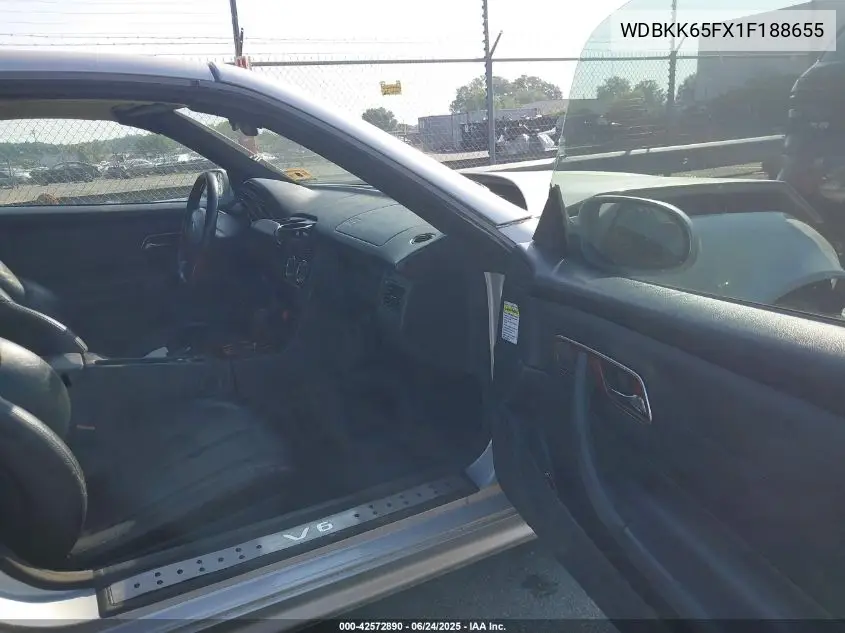 2001 Mercedes-Benz Slk 320 VIN: WDBKK65FX1F188655 Lot: 42572890