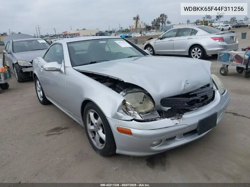 2004 Mercedes-Benz Slk 320 VIN: WDBKK65F44F311256 Lot: 42211336