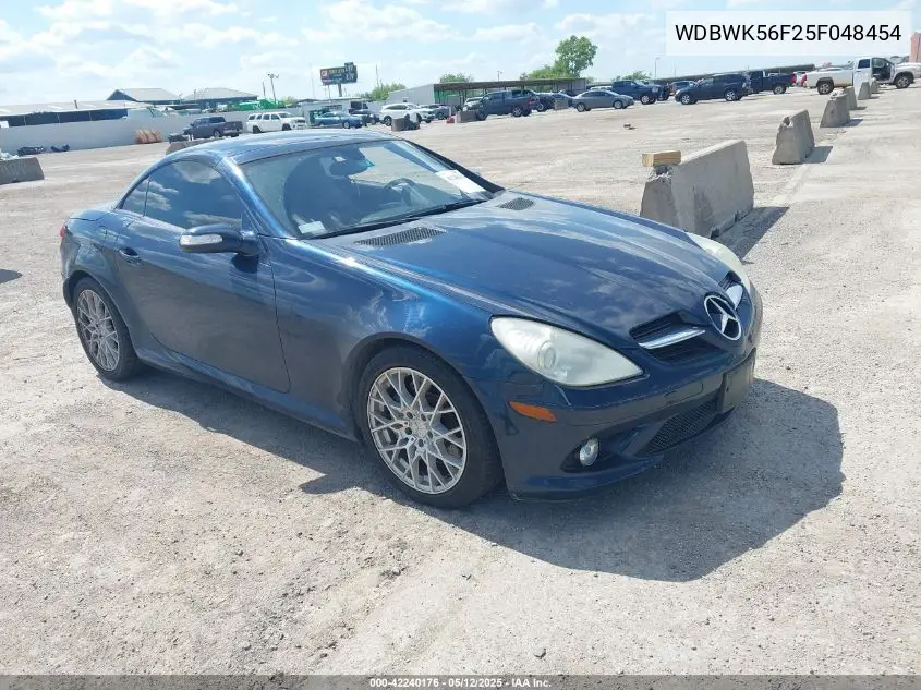 2005 Mercedes-Benz Slk 350 VIN: WDBWK56F25F048454 Lot: 42240176