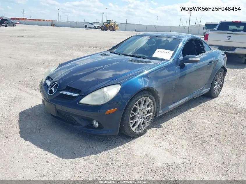 2005 Mercedes-Benz Slk 350 VIN: WDBWK56F25F048454 Lot: 42240176