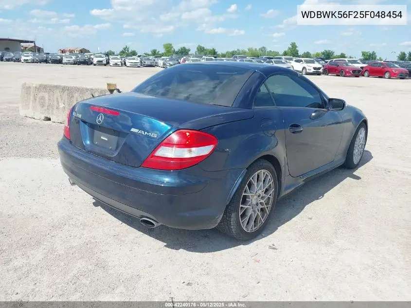 2005 Mercedes-Benz Slk 350 VIN: WDBWK56F25F048454 Lot: 42240176