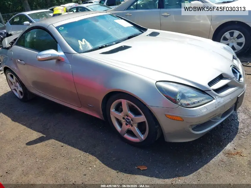 2005 Mercedes-Benz Slk 350 VIN: WDBWK56F45F030313 Lot: 42575872