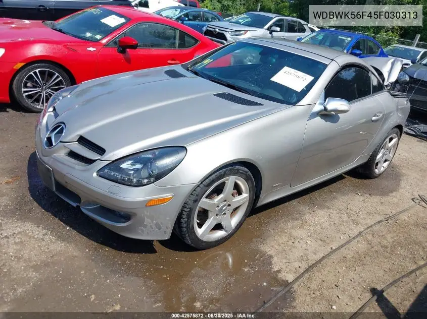 2005 Mercedes-Benz Slk 350 VIN: WDBWK56F45F030313 Lot: 42575872
