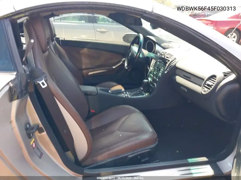 2005 Mercedes-Benz Slk 350 VIN: WDBWK56F45F030313 Lot: 42575872