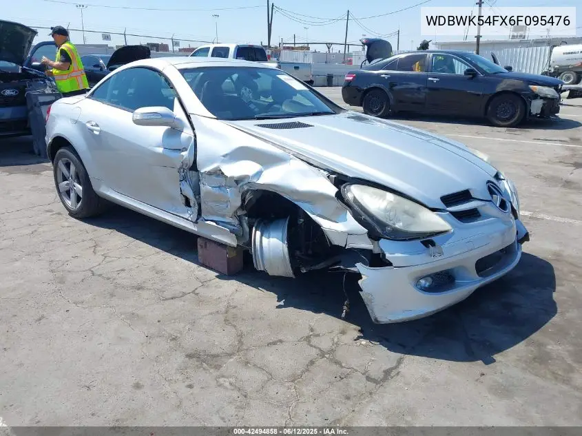 2006 Mercedes-Benz Slk 280 VIN: WDBWK54FX6F095476 Lot: 42494858