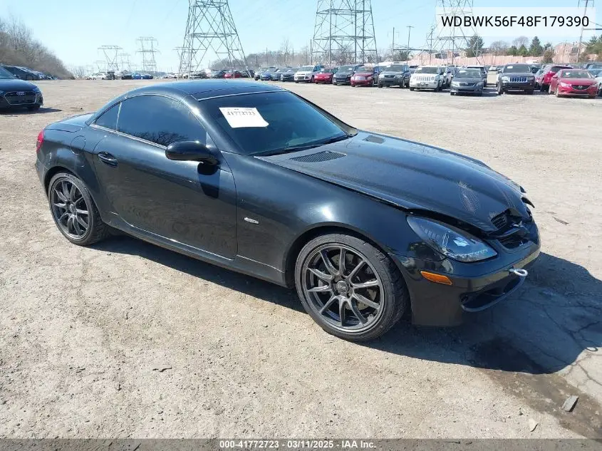 2008 Mercedes-Benz Slk 350 VIN: WDBWK56F48F179390 Lot: 41772723