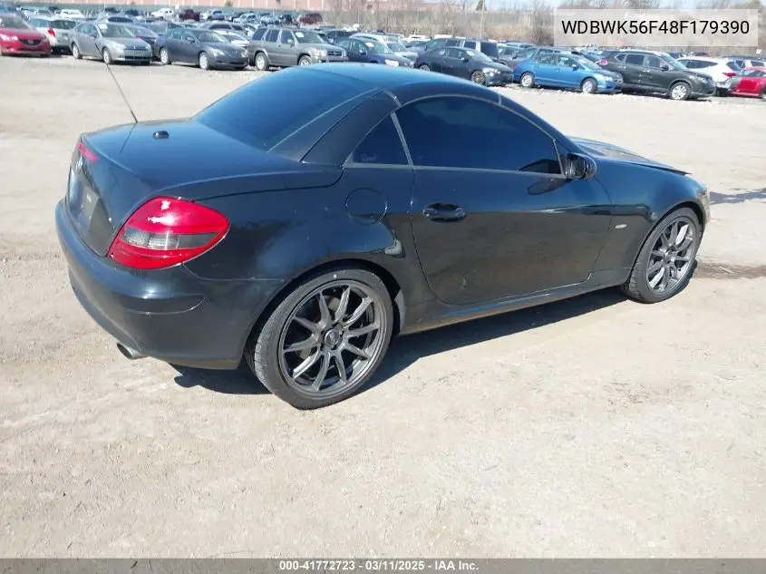 2008 Mercedes-Benz Slk 350 VIN: WDBWK56F48F179390 Lot: 41772723