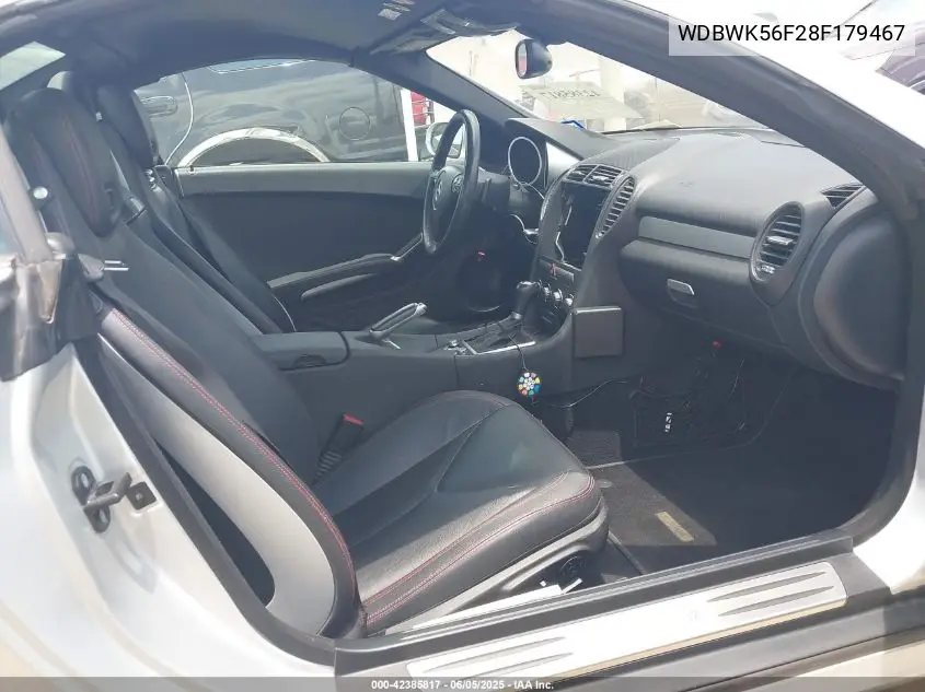 2008 Mercedes-Benz Slk 350 VIN: WDBWK56F28F179467 Lot: 42385817