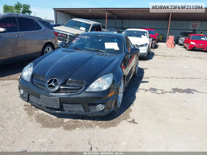 2009 Mercedes-Benz Slk 55 Amg VIN: WDBWK73F69F211094 Lot: 42181024