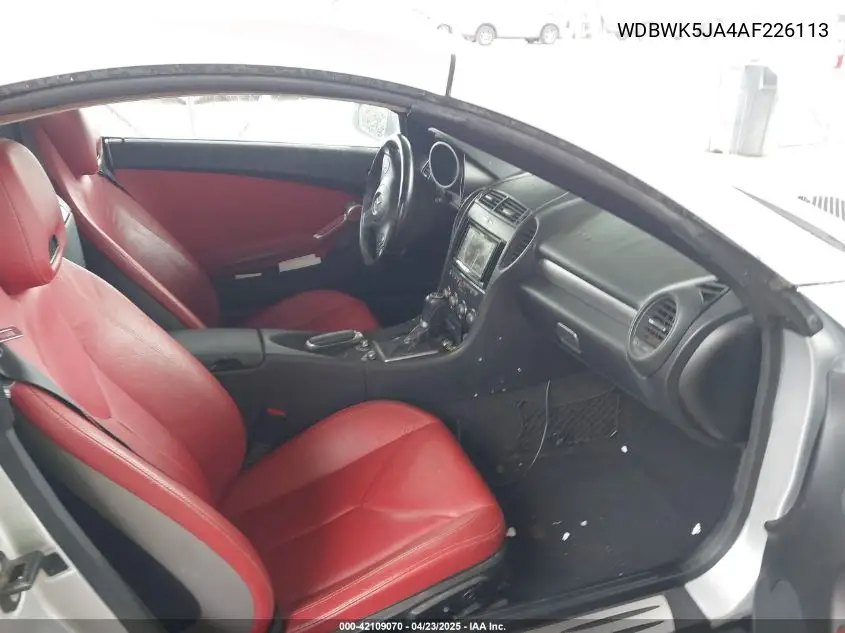 2010 Mercedes-Benz Slk 350 VIN: WDBWK5JA4AF226113 Lot: 42109070