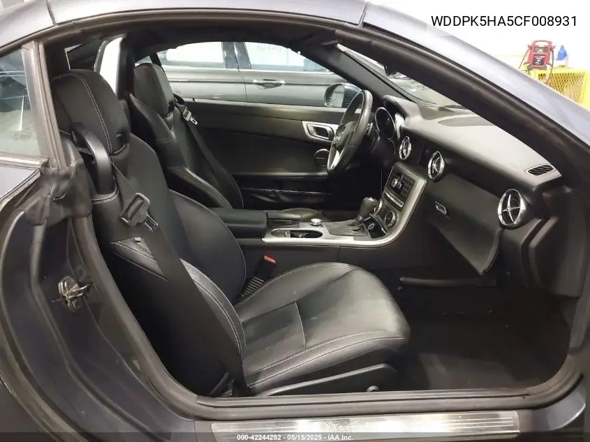 2012 Mercedes-Benz Slk 350 VIN: WDDPK5HA5CF008931 Lot: 42244282