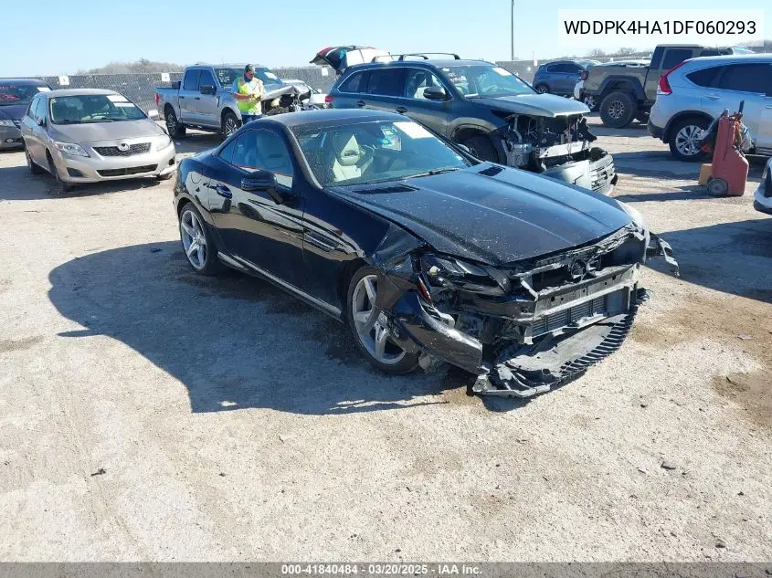 2013 Mercedes-Benz Slk 250 VIN: WDDPK4HA1DF060293 Lot: 41840484