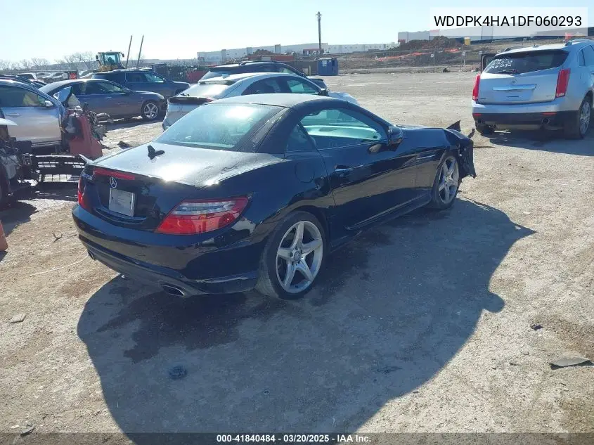 2013 Mercedes-Benz Slk 250 VIN: WDDPK4HA1DF060293 Lot: 41840484