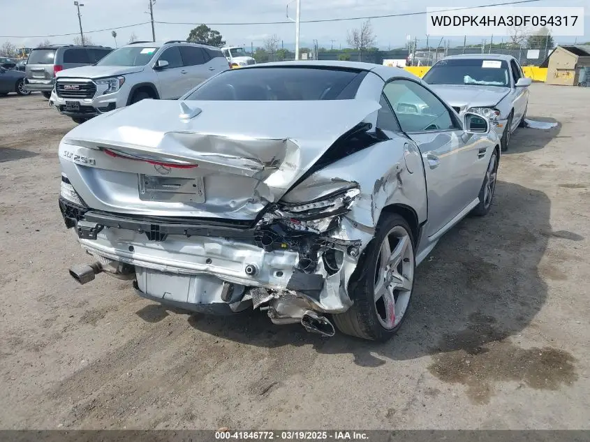 2013 Mercedes-Benz Slk 250 VIN: WDDPK4HA3DF054317 Lot: 41846772