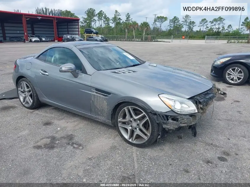 2015 Mercedes-Benz Slk 250 VIN: WDDPK4HA2FF099896 Lot: 42333660