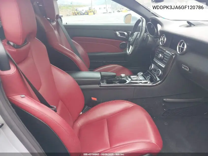 2016 Mercedes-Benz Slk 300 VIN: WDDPK3JA6GF120786 Lot: 42194863