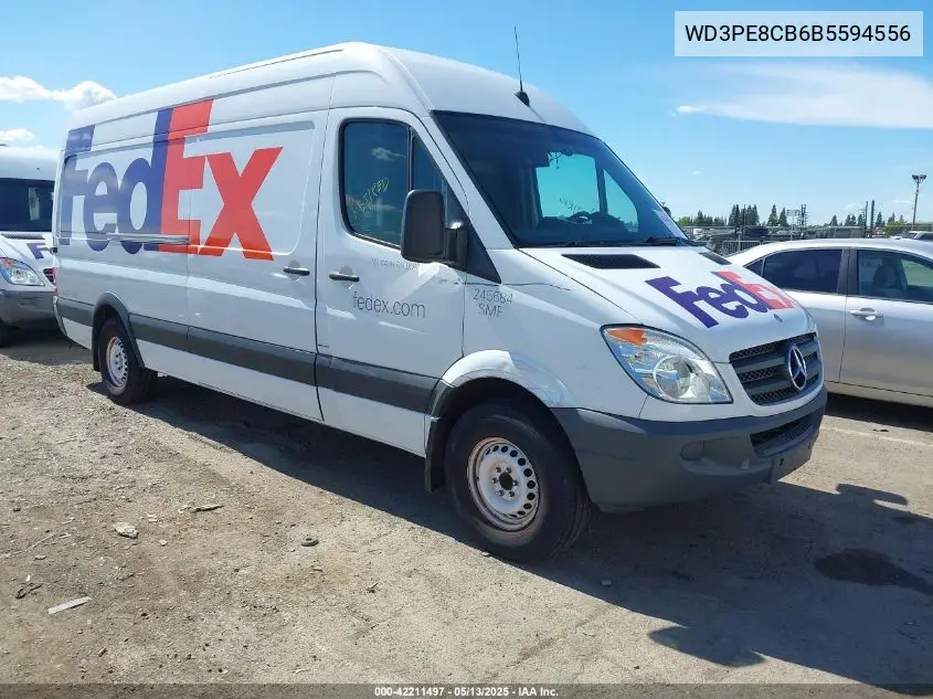 2011 Mercedes-Benz Sprinter 2500 High Roof VIN: WD3PE8CB6B5594556 Lot: 42211497
