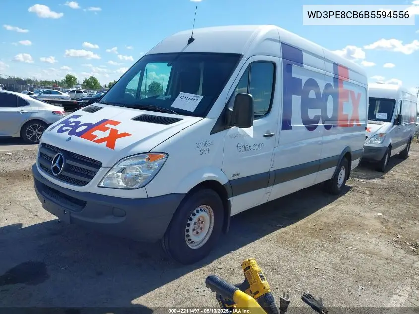 2011 Mercedes-Benz Sprinter 2500 High Roof VIN: WD3PE8CB6B5594556 Lot: 42211497