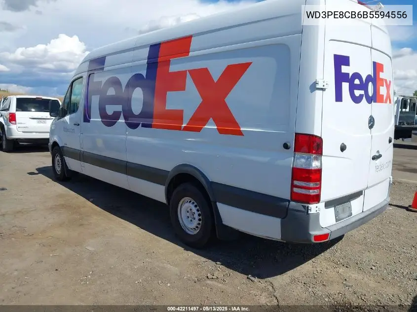2011 Mercedes-Benz Sprinter 2500 High Roof VIN: WD3PE8CB6B5594556 Lot: 42211497