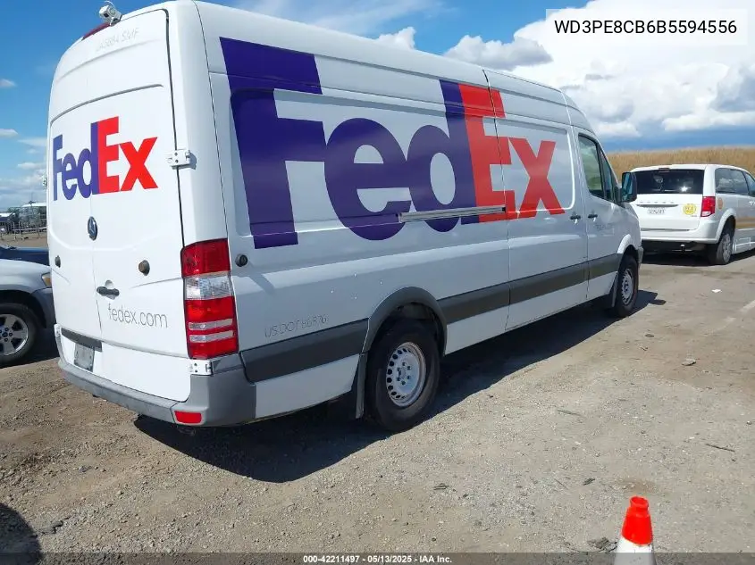 2011 Mercedes-Benz Sprinter 2500 High Roof VIN: WD3PE8CB6B5594556 Lot: 42211497