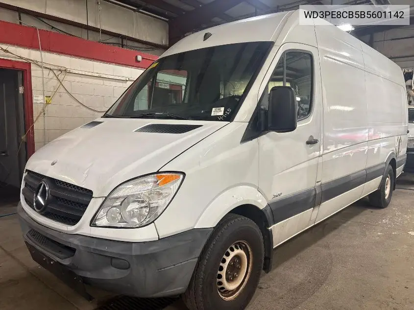 2011 Mercedes-Benz Sprinter 2500 High Roof VIN: WD3PE8CB5B5601142 Lot: 42273439