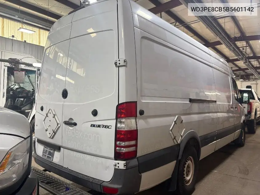 2011 Mercedes-Benz Sprinter 2500 High Roof VIN: WD3PE8CB5B5601142 Lot: 42273439