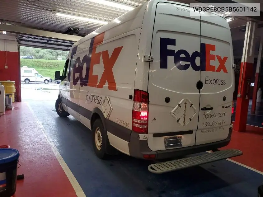 2011 Mercedes-Benz Sprinter 2500 High Roof VIN: WD3PE8CB5B5601142 Lot: 42273439