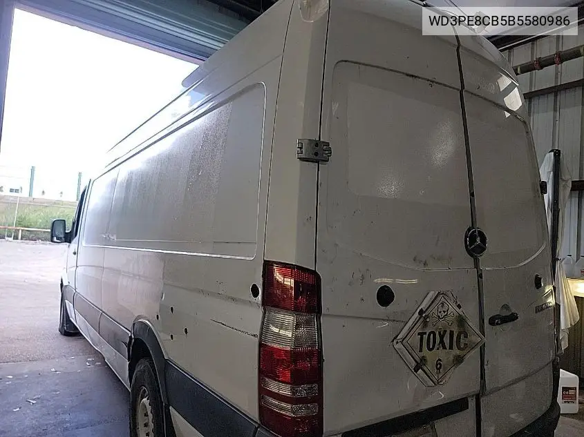 2011 Mercedes-Benz Sprinter 2500 VIN: WD3PE8CB5B5580986 Lot: 42601067