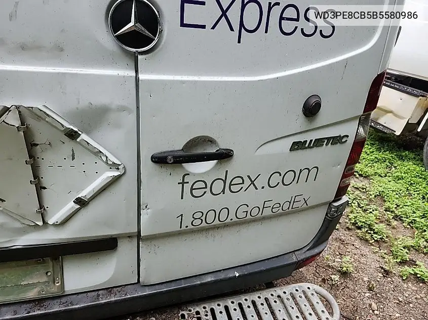 2011 Mercedes-Benz Sprinter 2500 VIN: WD3PE8CB5B5580986 Lot: 42601067