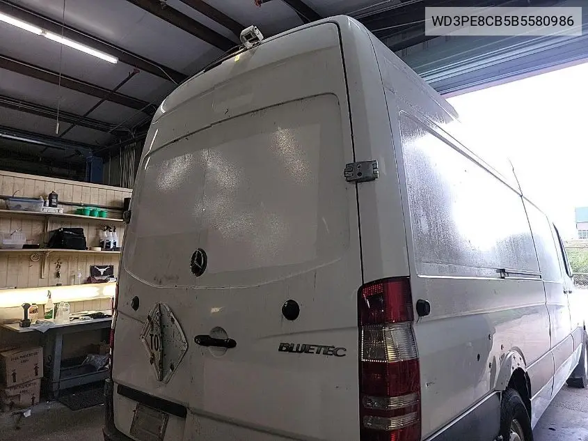 2011 Mercedes-Benz Sprinter 2500 VIN: WD3PE8CB5B5580986 Lot: 42601067