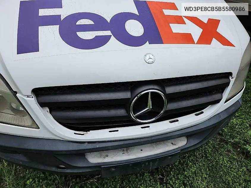 2011 Mercedes-Benz Sprinter 2500 VIN: WD3PE8CB5B5580986 Lot: 42601067