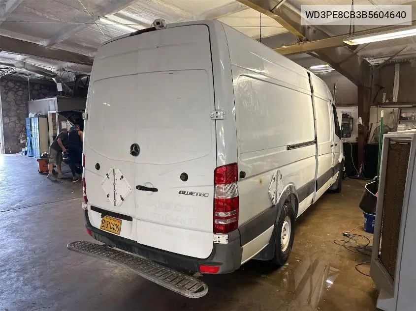 2011 Mercedes-Benz Sprinter 2500 High Roof VIN: WD3PE8CB3B5604640 Lot: 42644609