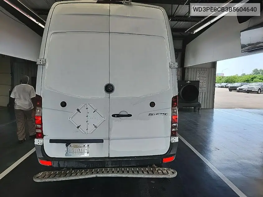 2011 Mercedes-Benz Sprinter 2500 High Roof VIN: WD3PE8CB3B5604640 Lot: 42644609