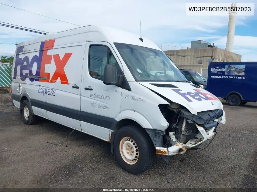 2011 Mercedes-Benz Sprinter 2500 High Roof VIN: WD3PE8CB2B5587023 Lot: 42766848
