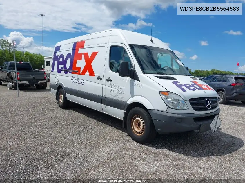 2011 Mercedes-Benz Sprinter 2500 High Roof VIN: WD3PE8CB2B5564583 Lot: 42768149