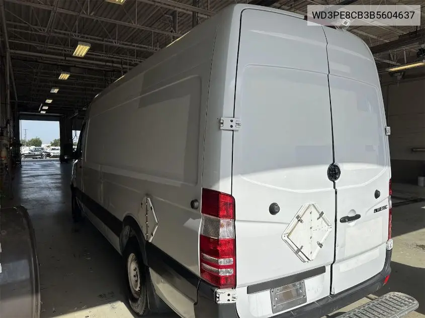 2011 Mercedes-Benz Sprinter 2500 High Roof VIN: WD3PE8CB3B5604637 Lot: 42829520