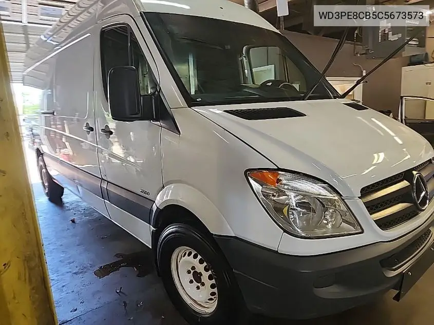 2012 Mercedes-Benz Sprinter 2500 High Roof VIN: WD3PE8CB5C5673573 Lot: 42255477