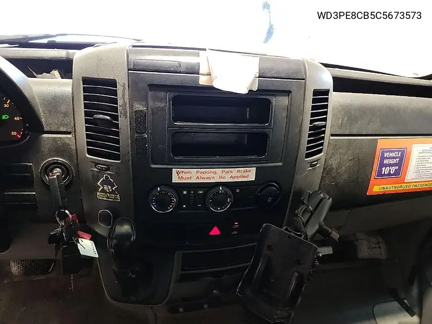 wd3pe8cb5c5673573 WD3PE8CB5C5673573 2012 Mercedes-Benz Sprinter 2500 High Roof