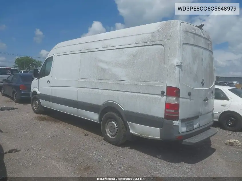 2012 Mercedes-Benz Sprinter 2500 High Roof VIN: WD3PE8CC6C5648979 Lot: 42628664