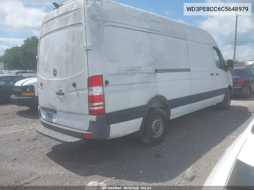 2012 Mercedes-Benz Sprinter 2500 High Roof VIN: WD3PE8CC6C5648979 Lot: 42628664