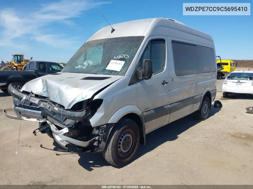 2012 Mercedes-Benz Sprinter 2500 Normal Roof VIN: WDZPE7CC9C5695410 Lot: 42798183